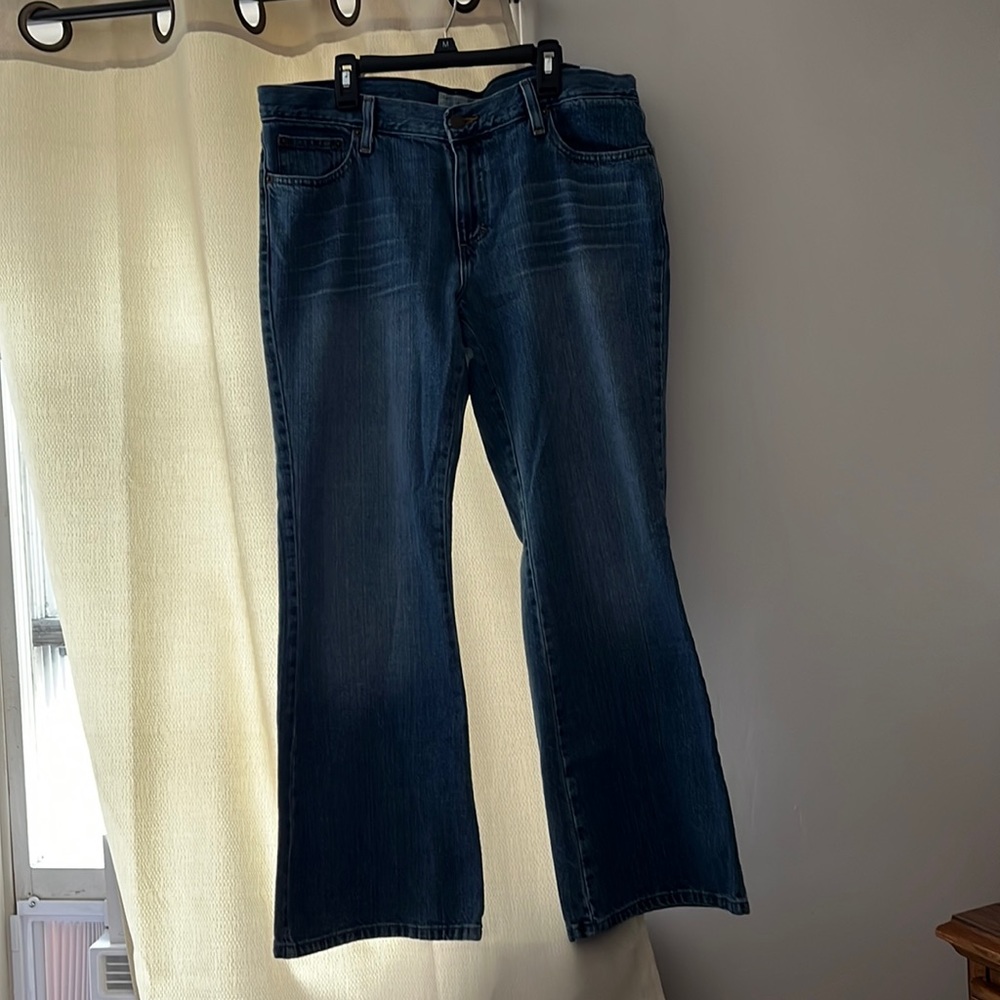 American eagle wide bottom hipster jeans sz12P
